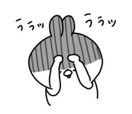 rabbit is enjoying 7 sticker #9916919