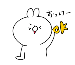 rabbit is enjoying 7 sticker #9916921