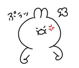 rabbit is enjoying 7 sticker #9916923