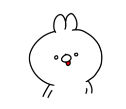 rabbit is enjoying 7 sticker #9916926