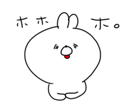 rabbit is enjoying 7 sticker #9916930