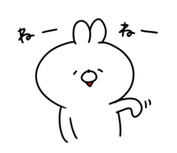 rabbit is enjoying 7 sticker #9916931