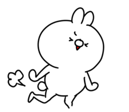 rabbit is enjoying 7 sticker #9916945