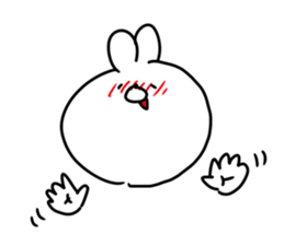 rabbit is enjoying 7 sticker #9916950