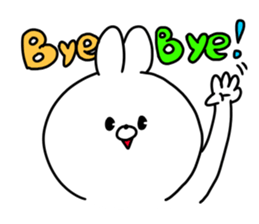 rabbit is enjoying 7 sticker #9916951