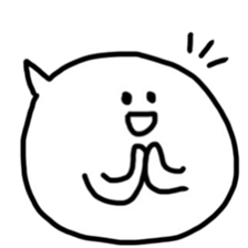 useful and simple face sticker sticker #9916996