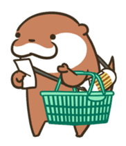 Kotsumetti of Small-clawed otter 05 sticker #9917116