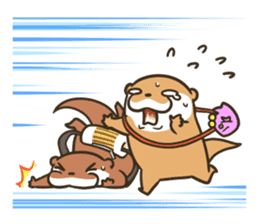 Kotsumetti of Small-clawed otter 05 sticker #9917122