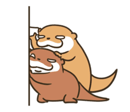 Kotsumetti of Small-clawed otter 05 sticker #9917124