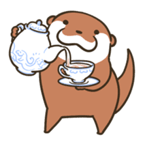 Kotsumetti of Small-clawed otter 05 sticker #9917140
