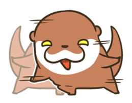 Kotsumetti of Small-clawed otter 05 sticker #9917146