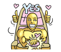 AsB - 105 Goldy The Goldenman sticker #9917832