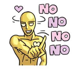 AsB - 105 Goldy The Goldenman sticker #9917833