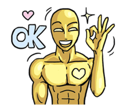 AsB - 105 Goldy The Goldenman sticker #9917834