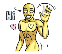 AsB - 105 Goldy The Goldenman sticker #9917836