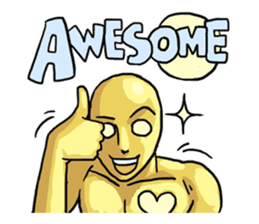 AsB - 105 Goldy The Goldenman sticker #9917838