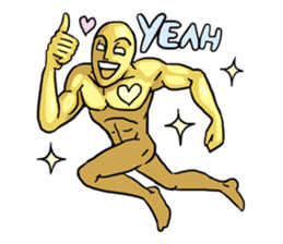 AsB - 105 Goldy The Goldenman sticker #9917840