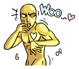 AsB - 105 Goldy The Goldenman sticker #9917841