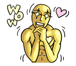 AsB - 105 Goldy The Goldenman sticker #9917844