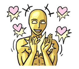 AsB - 105 Goldy The Goldenman sticker #9917847