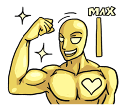 AsB - 105 Goldy The Goldenman sticker #9917848