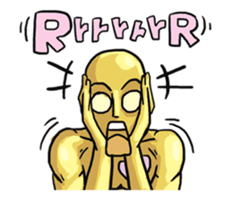 AsB - 105 Goldy The Goldenman sticker #9917852