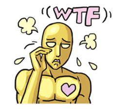 AsB - 105 Goldy The Goldenman sticker #9917854