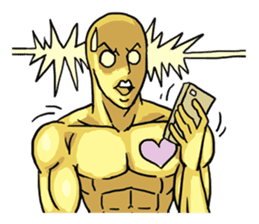 AsB - 105 Goldy The Goldenman sticker #9917858