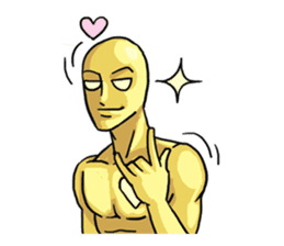 AsB - 105 Goldy The Goldenman sticker #9917860