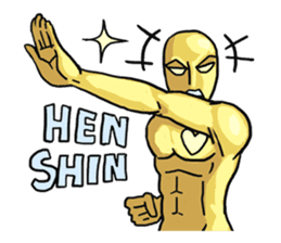 AsB - 105 Goldy The Goldenman sticker #9917861