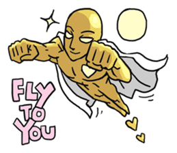 AsB - 105 Goldy The Goldenman sticker #9917862