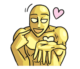 AsB - 105 Goldy The Goldenman sticker #9917865