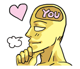 AsB - 105 Goldy The Goldenman sticker #9917868