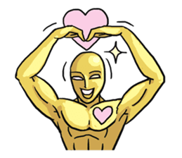 AsB - 105 Goldy The Goldenman sticker #9917869