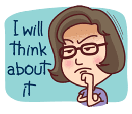 Mom's Request (English) sticker #9919184