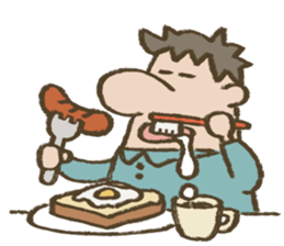 Chef Louie from Happy Sandwich Cafe sticker #9919514