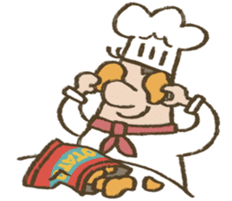 Chef Louie from Happy Sandwich Cafe sticker #9919521