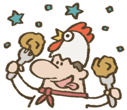 Chef Louie from Happy Sandwich Cafe sticker #9919523