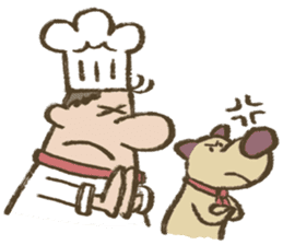 Chef Louie from Happy Sandwich Cafe sticker #9919525