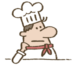 Chef Louie from Happy Sandwich Cafe sticker #9919528
