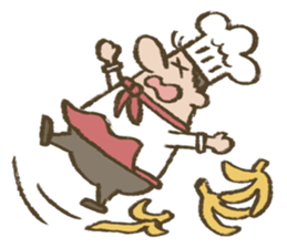 Chef Louie from Happy Sandwich Cafe sticker #9919531