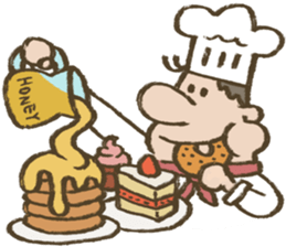 Chef Louie from Happy Sandwich Cafe sticker #9919532