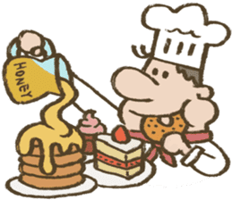 Chef Louie from Happy Sandwich Cafe sticker #9919532