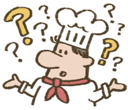 Chef Louie from Happy Sandwich Cafe sticker #9919539