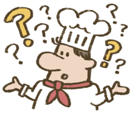 Chef Louie from Happy Sandwich Cafe sticker #9919539
