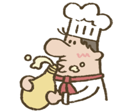 Chef Louie from Happy Sandwich Cafe sticker #9919540