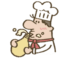 Chef Louie from Happy Sandwich Cafe sticker #9919540