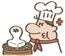 Chef Louie from Happy Sandwich Cafe sticker #9919545
