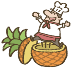 Chef Louie from Happy Sandwich Cafe sticker #9919546