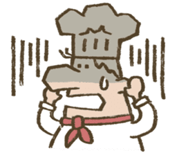 Chef Louie from Happy Sandwich Cafe sticker #9919548